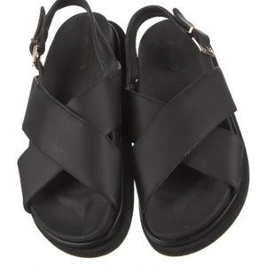 Alohas Leather Slingback Sandals Size: 10 | 41